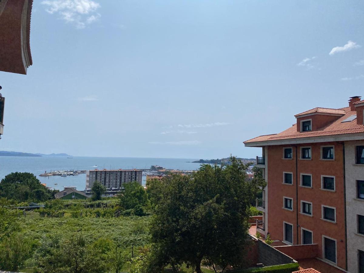 Apartamento Con Vistas Al Mar, Piscina Y Parking Apartment Sanxenxo Exterior photo
